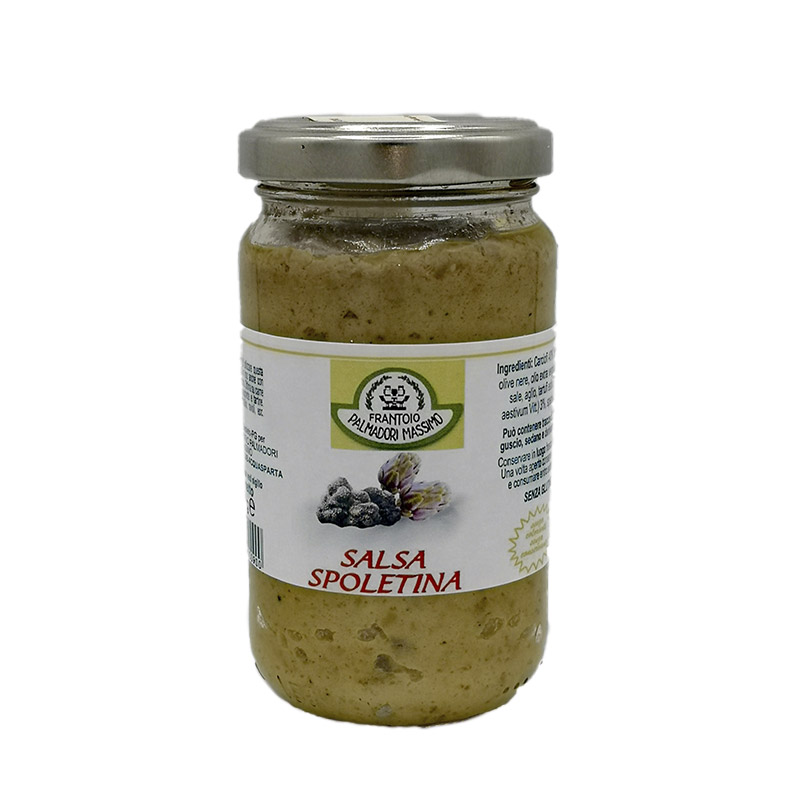 Salsa spoletina con asparagi e tartufo in olio extravergine di oliva