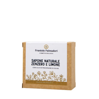 Saponetta naturale olio d’oliva biologico zenzero e limone